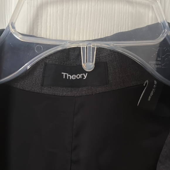 Theory gray Tailored Blazer Professional Suit Jacket size 4 - Picture 2 of 4